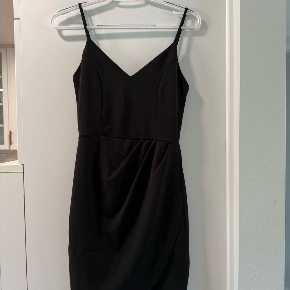 LulusElegant Black Spaghetti Strap Dress